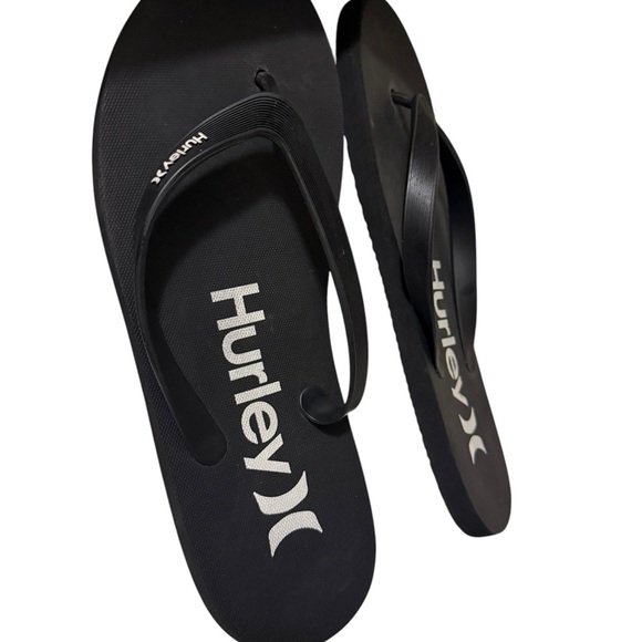 Hurley Black Sandals with Logo - Picture 4 of 8